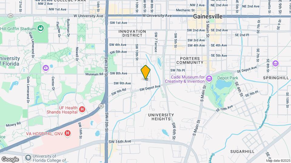 830 SW 9th St Map and Location Details