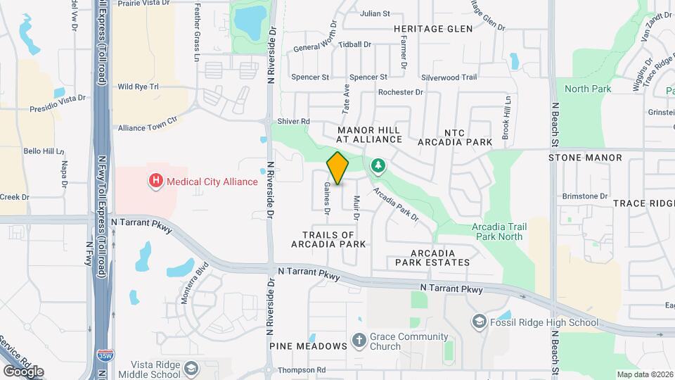 3912 Big Thicket Dr Map and Location Details