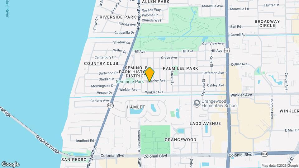 3919 Luverne St Map and Location Details