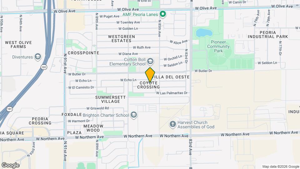 8542 W El Caminito Dr Mapa y Detalles de la Ubicación