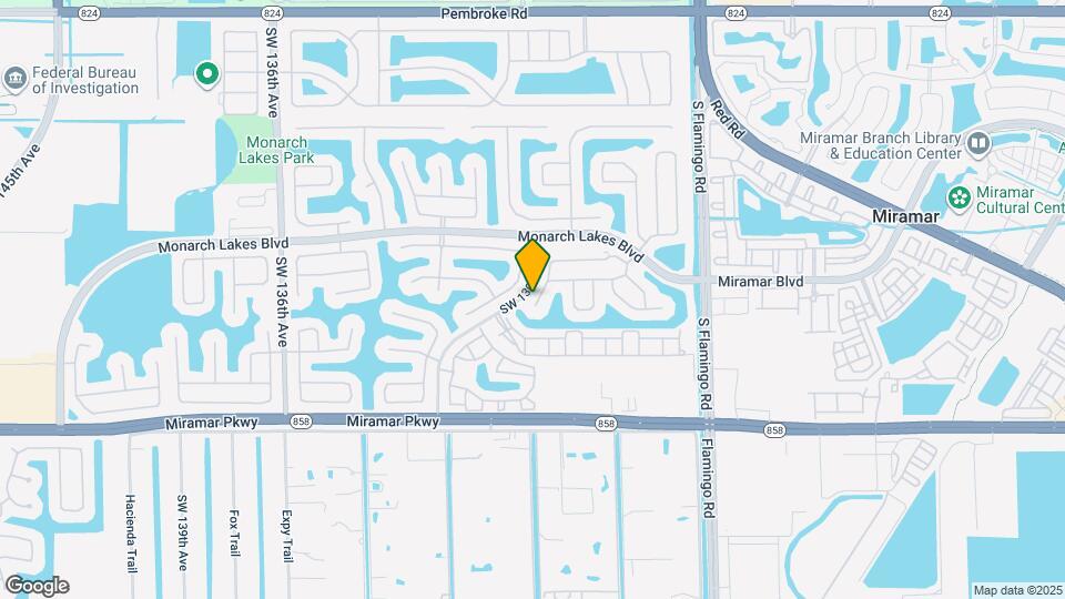 2758 SW 129th Terrace Mapa y Detalles de la Ubicación