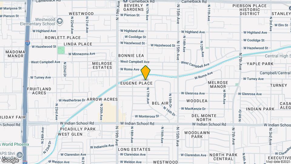 1705 W Montecito Ave Map and Location Details