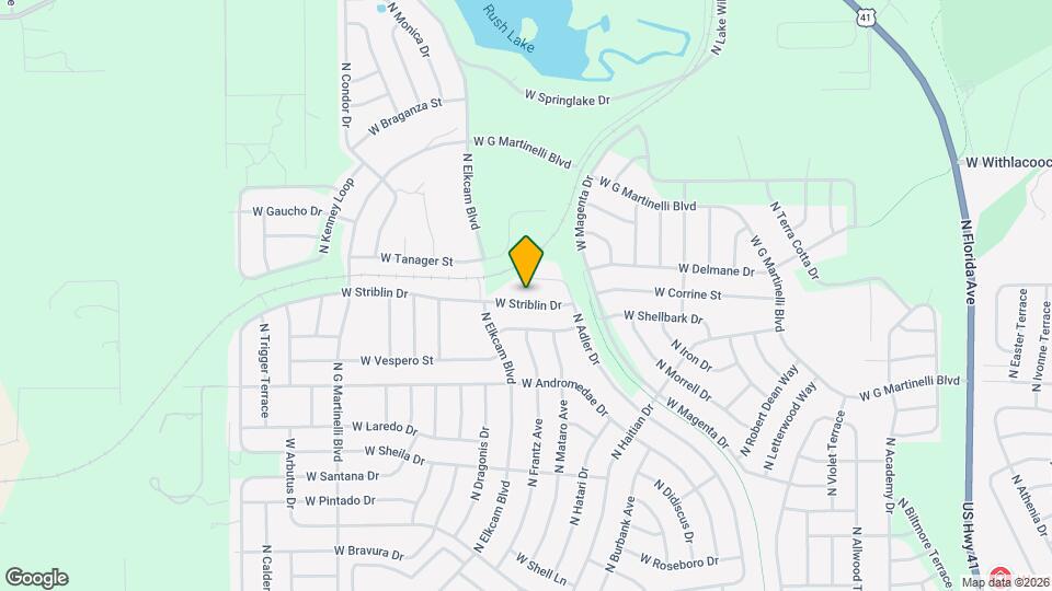 2315 W Striblin Dr Map and Location Details