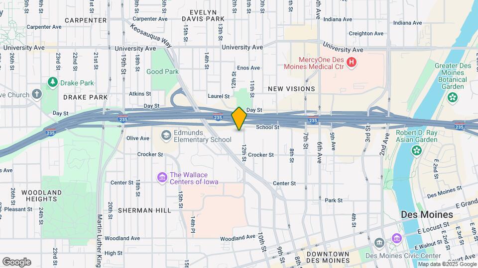 938 12th St Map and Location Details