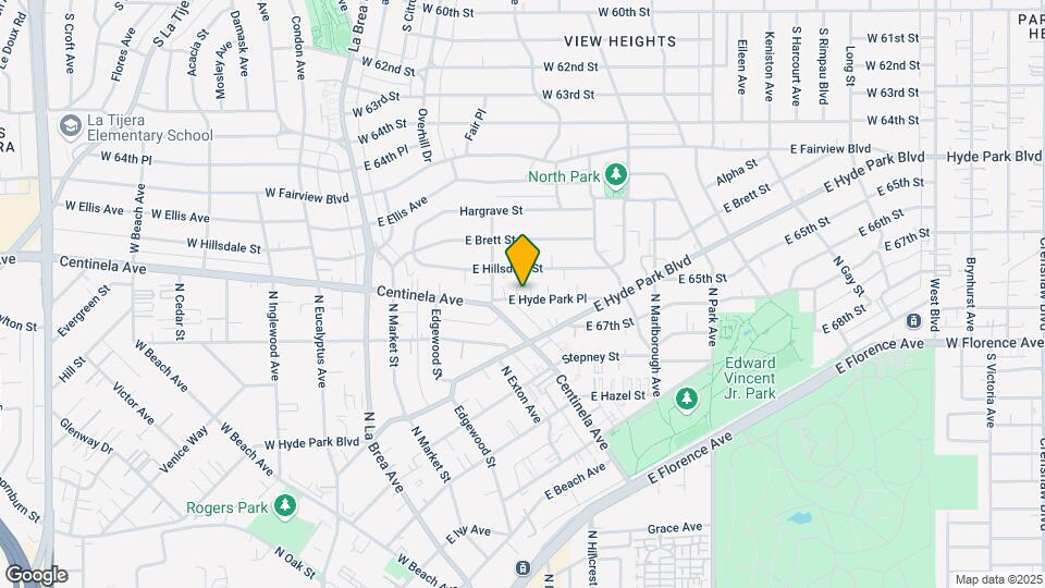 527 Hyde Park Pl Map and Location Details