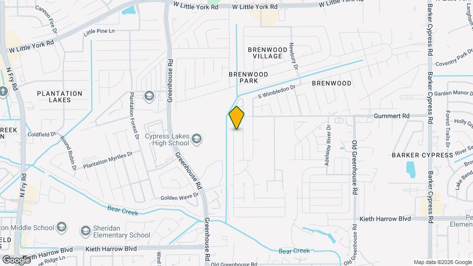 5818 Long Arbor Ln Map and Location Details