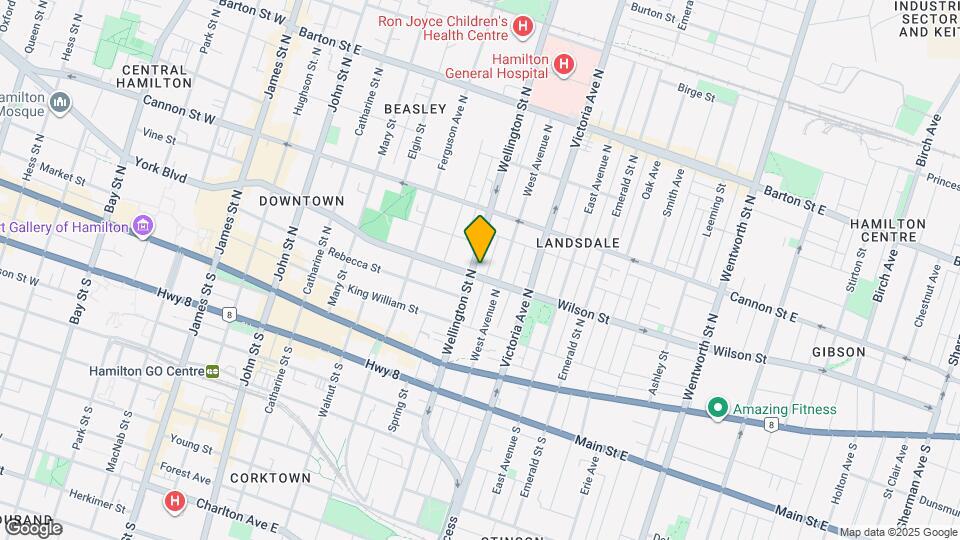 104 Wellington St N Map and Location Details