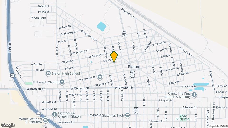 400 W Garza St Map and Location Details