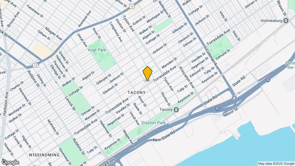 6904 Torresdale Ave-Unit -2ND FLOOR Map and Location Details