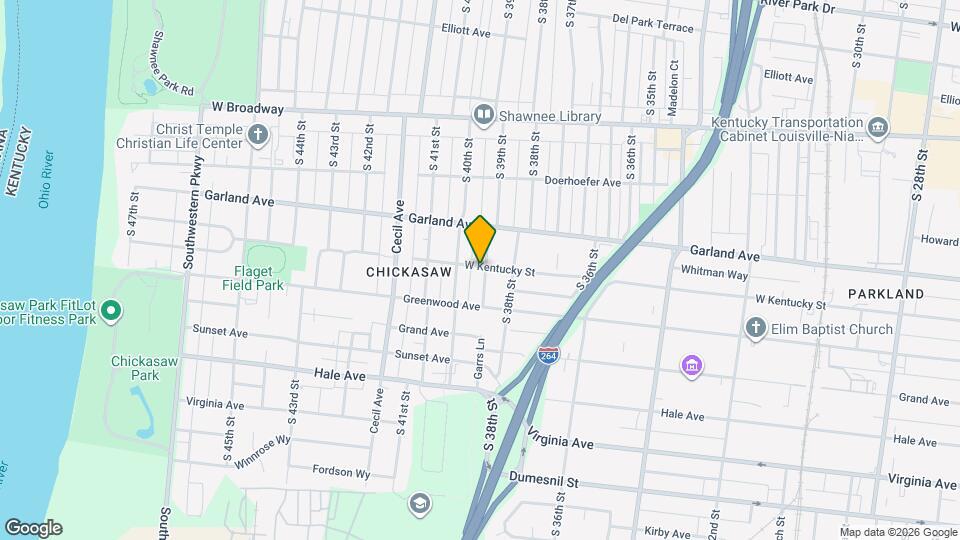 1000 S 39th St Map and Location Details