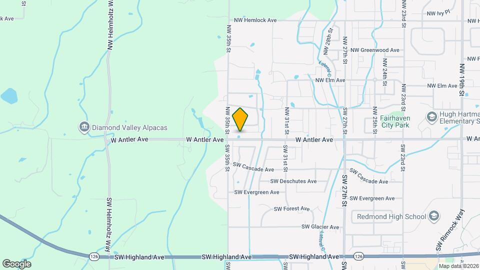 3439 W Antler Ave Map and Location Details