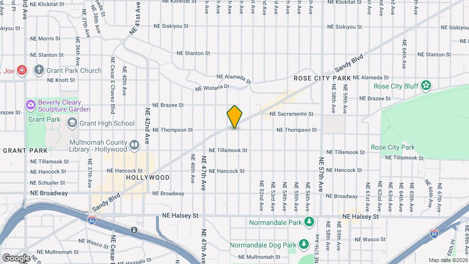 4950 NE Thompson St Map and Location Details