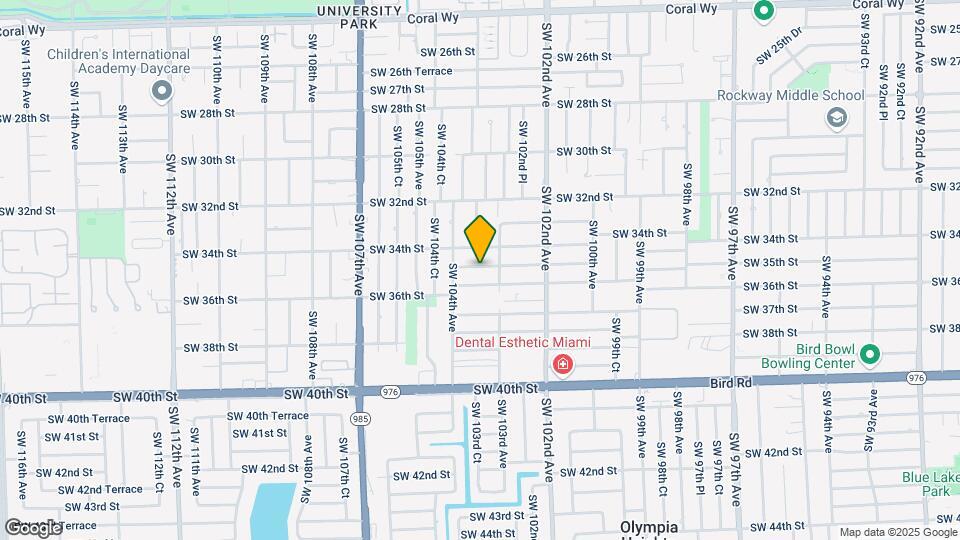 10330 SW 35th St Map and Location Details