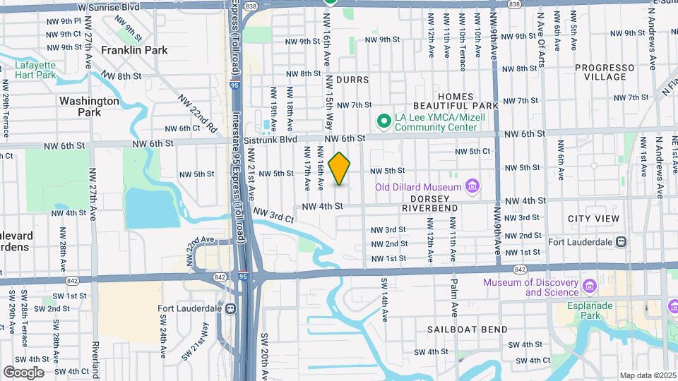 420 NW 15th Way Map and Location Details