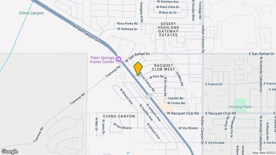 2825 N Los Felices Rd, Unit 2825 Map and Location Details