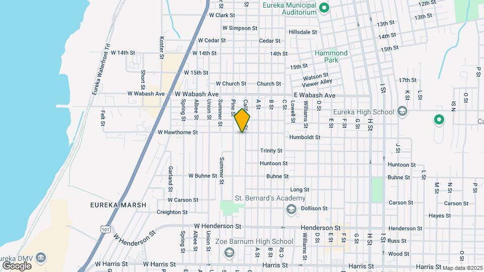 2112 California St Map and Location Details