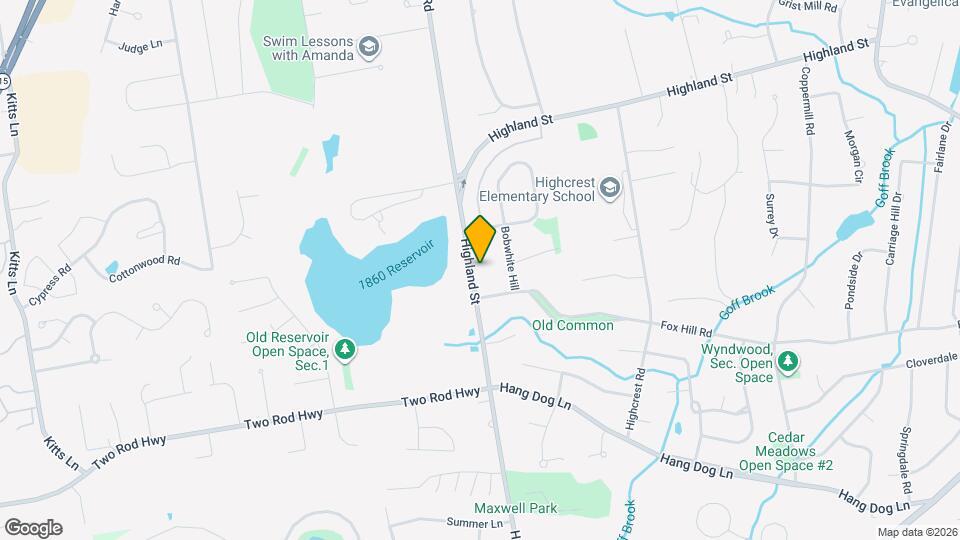 508 Highland St Map and Location Details