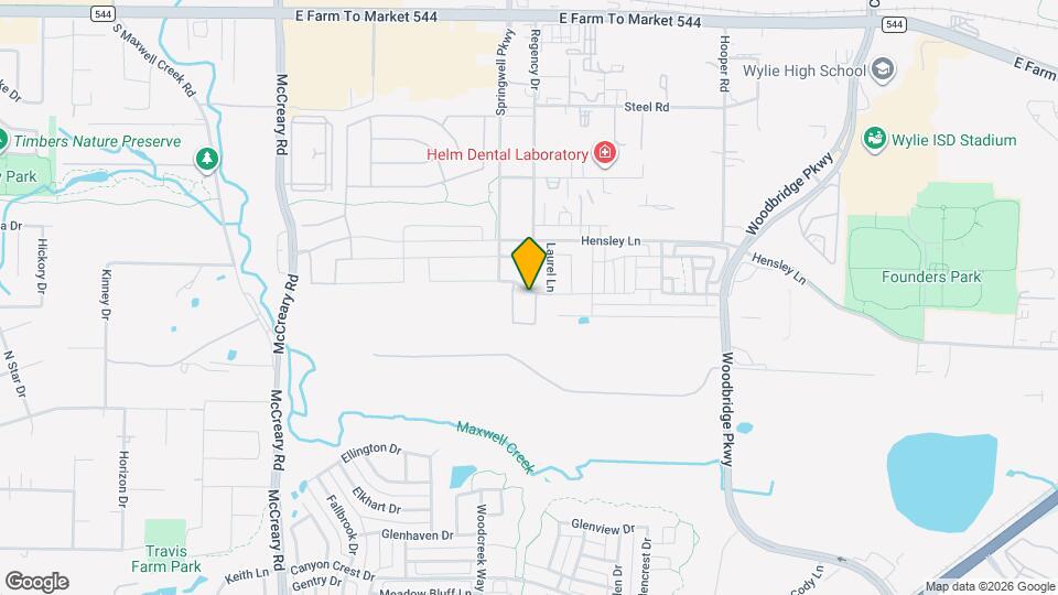 702 Prosper Ln Map and Location Details