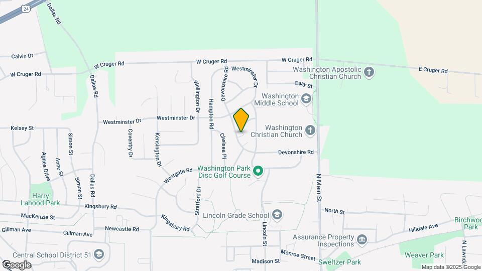 1101 Cambridge Dr Map and Location Details