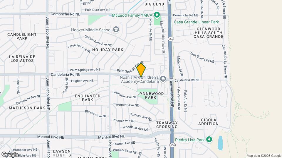 12304 Candelaria Rd NE Mapa y Detalles de la Ubicación