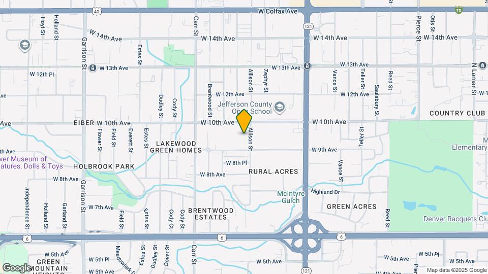 949 Allison St Map and Location Details