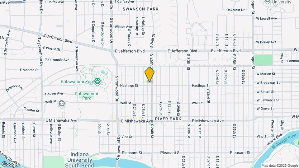633 S 26th St Map and Location Details