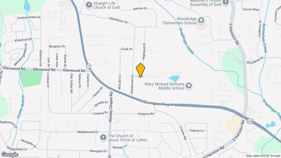 4401 Highland Rd Map and Location Details