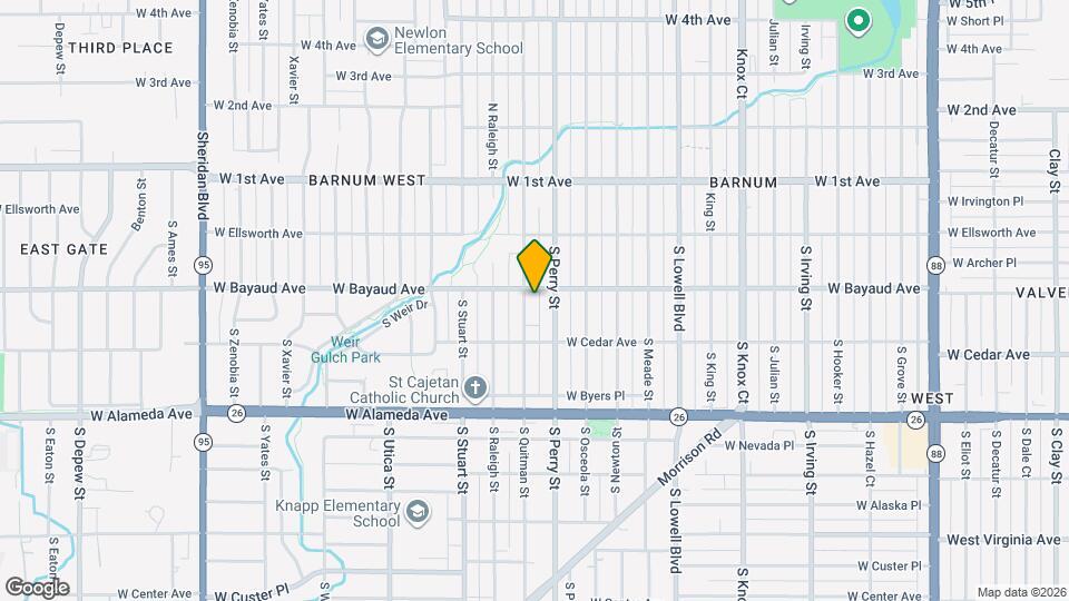 110 S Quitman St Map and Location Details