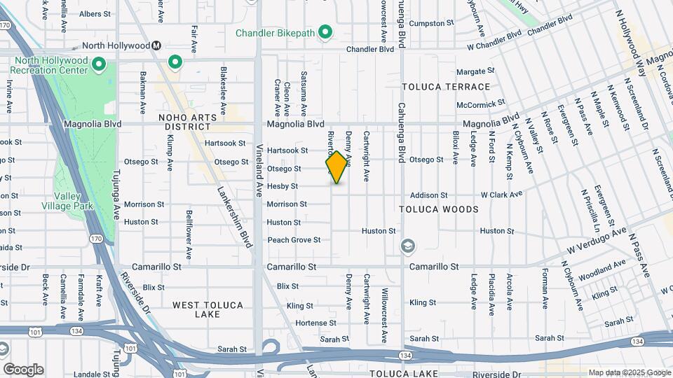 5008 Riverton Ave Mapa y Detalles de la Ubicación