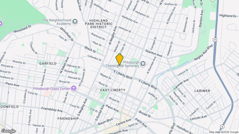 519 N Euclid Ave Map and Location Details