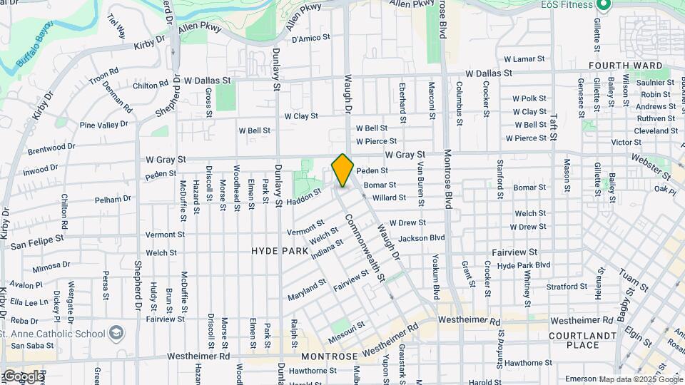 1723 Commonwealth St Map and Location Details