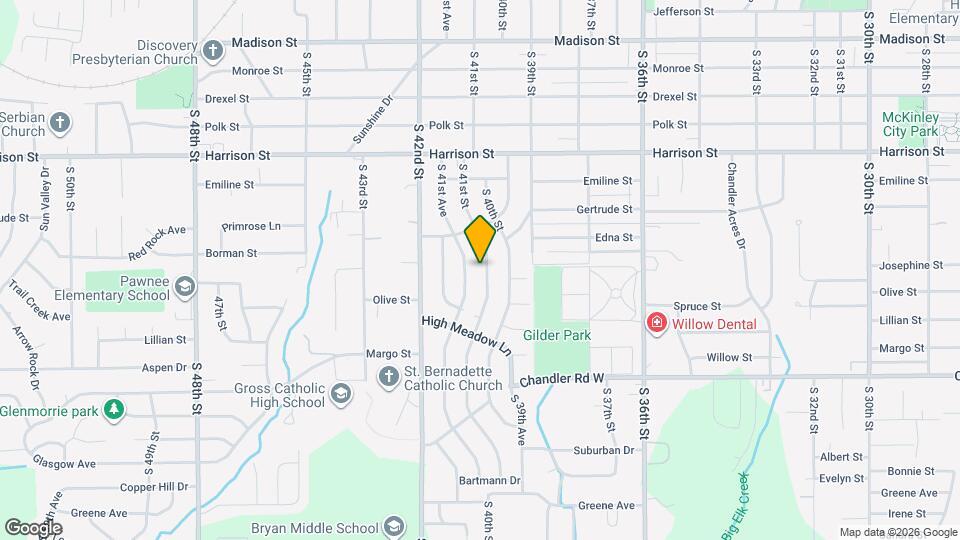 7302 S 41st St Map and Location Details