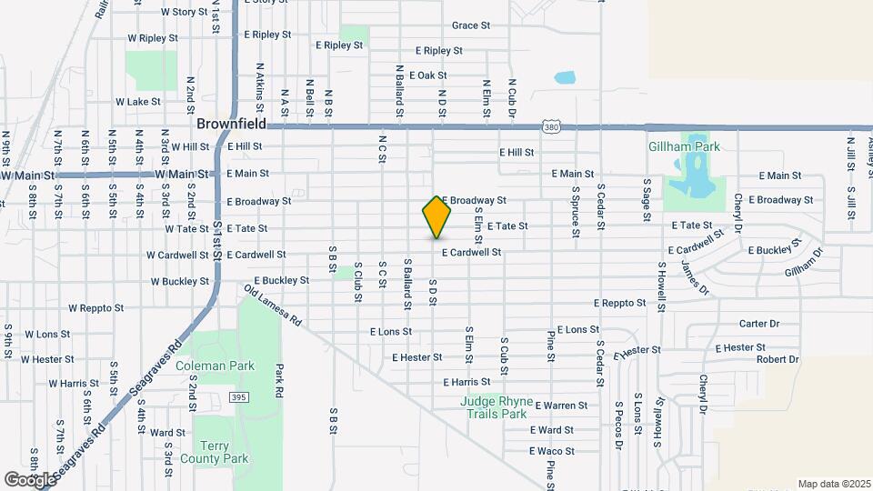 1001 E Cardwell St Map and Location Details