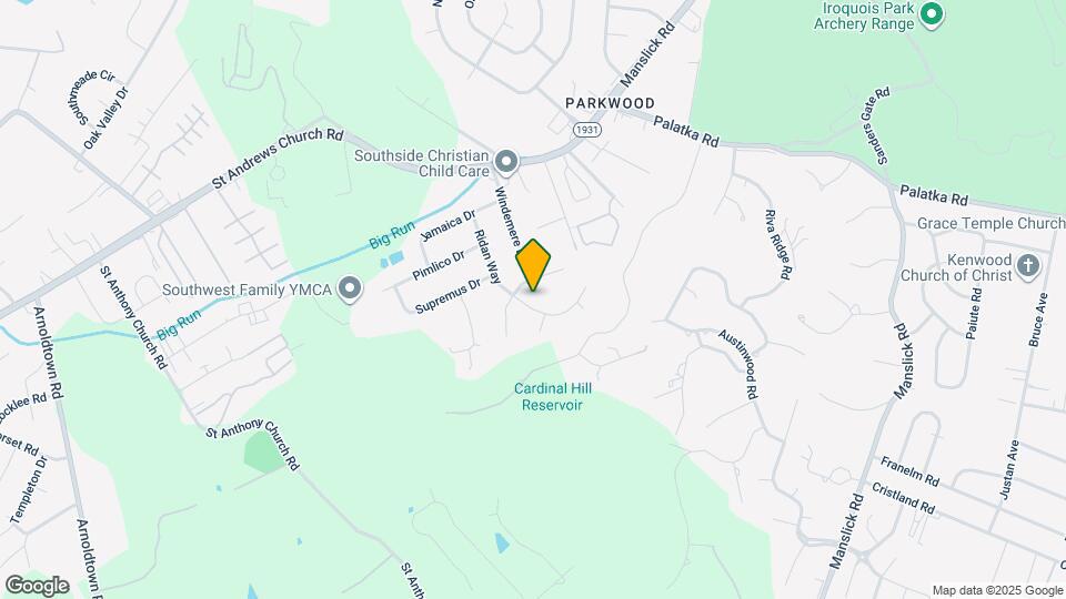 7405 Ridan Way Map and Location Details