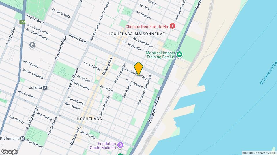 1500 Jeanne-D'arc Av Map and Location Details