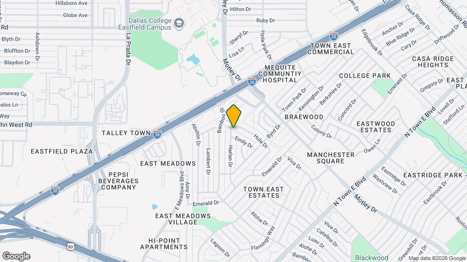 3034 Harlan Dr Map and Location Details