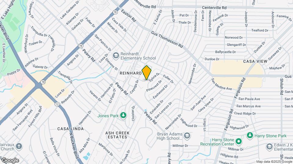 10227 Sylvia Dr Map and Location Details