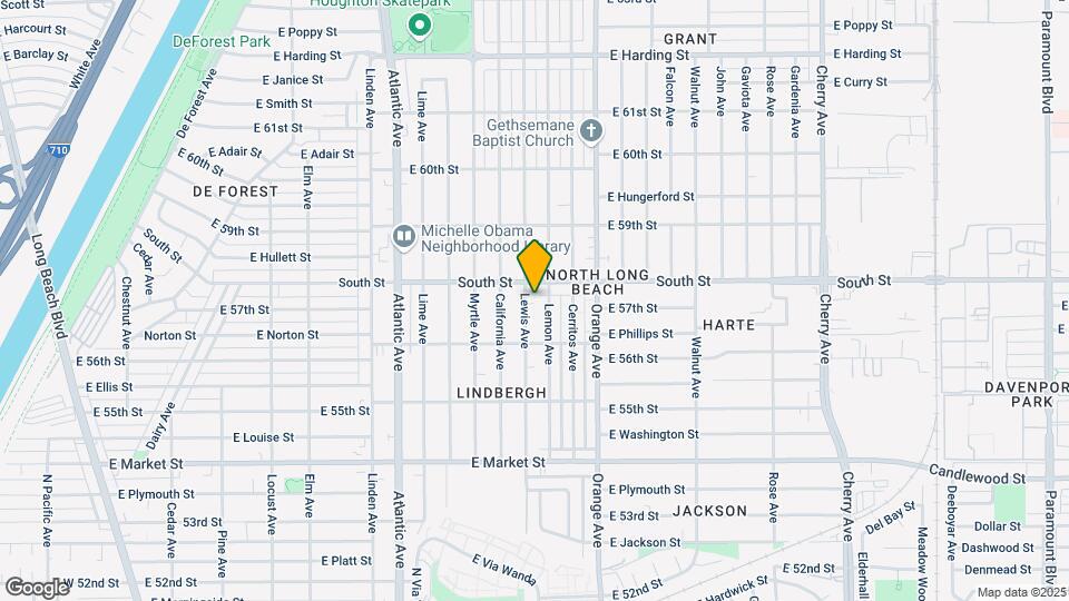 5712 Lewis Ave Map and Location Details