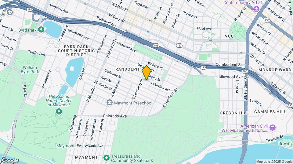 1511 Lakeview Ave Map and Location Details