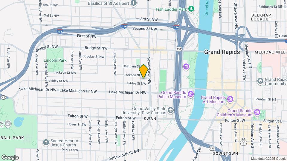 208 Lexington Ave NW Map and Location Details