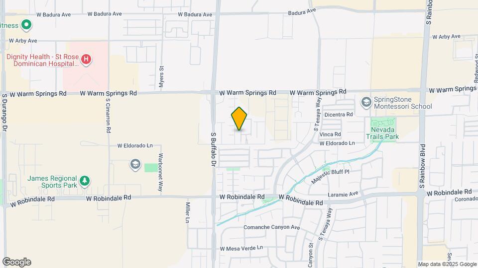 7458 Amesbury St Map and Location Details