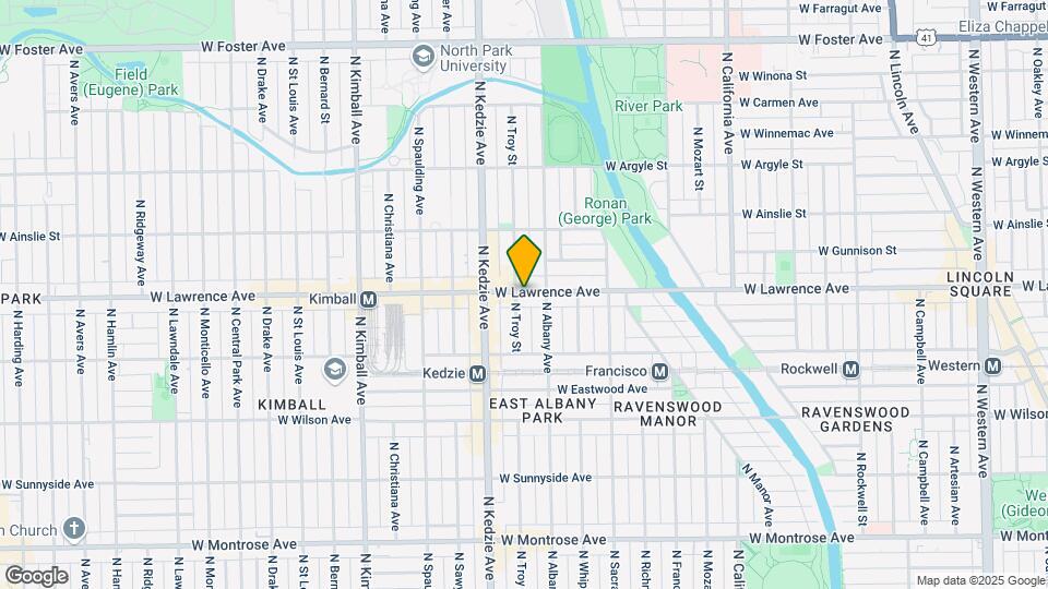 3123 W Lawrence Ave, Unit 2 Map and Location Details