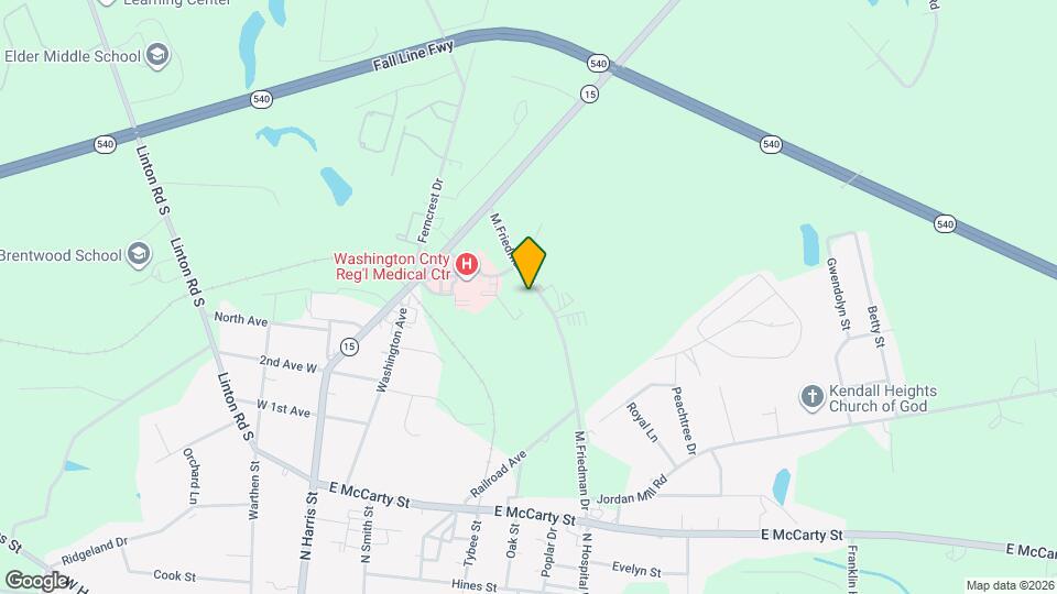 Hunter's Run Apartments Map and Location Details