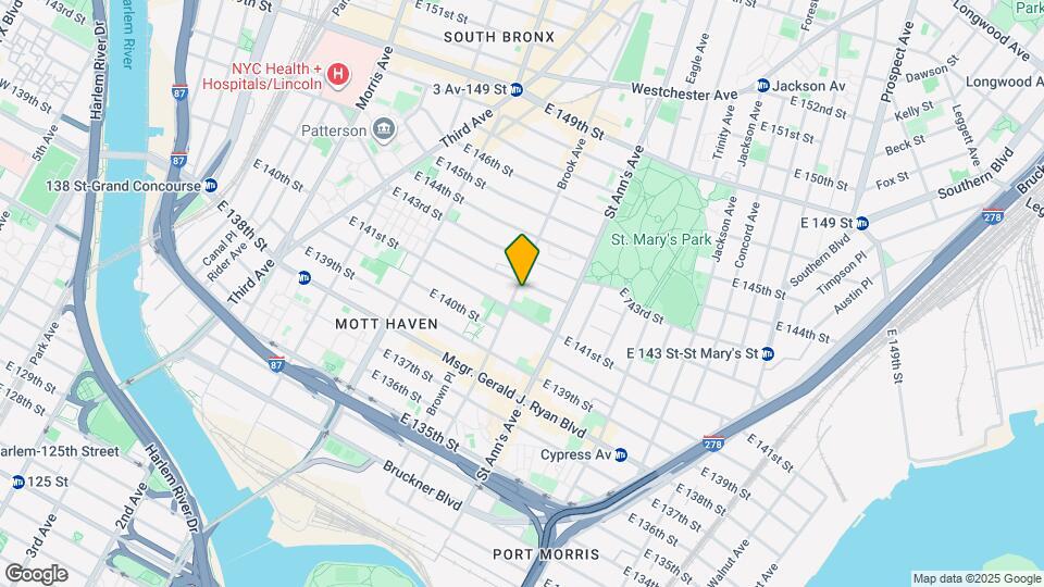 348 Brook Ave Map and Location Details