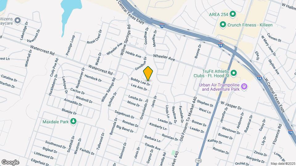 1611 Bobby Lee Dr Map and Location Details