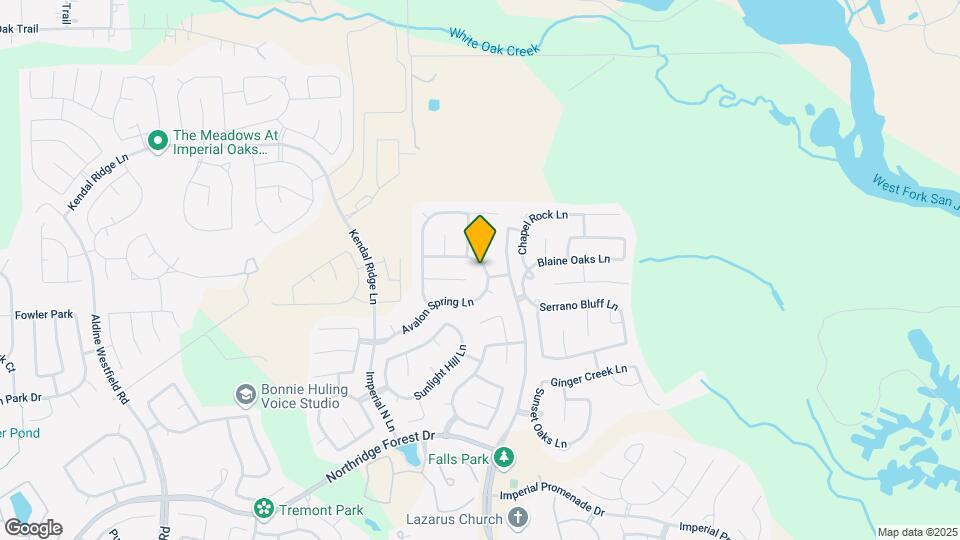 3618 Orchard Valley Ln Map and Location Details
