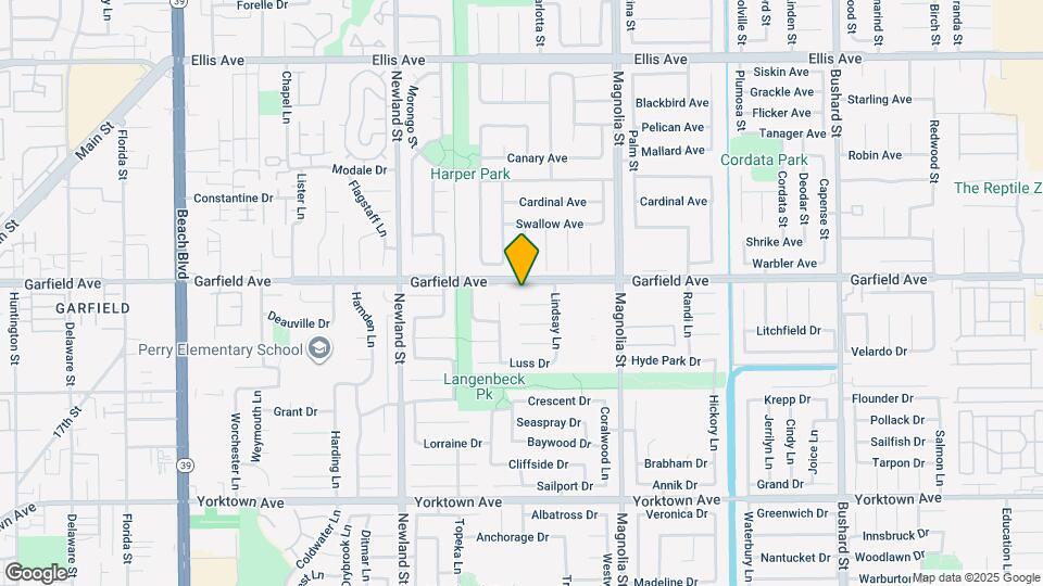 8762 Garfield Ave Map and Location Details