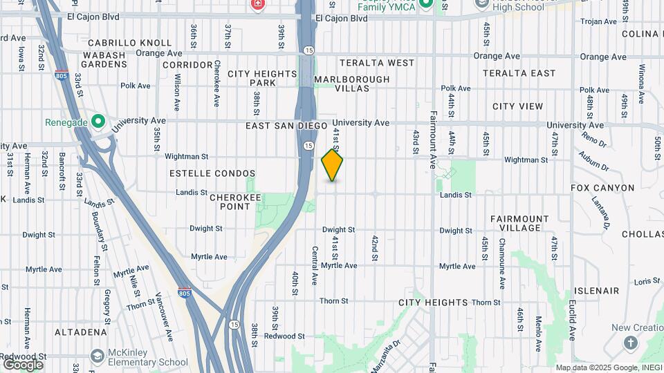 3710-3714 41st St Map and Location Details