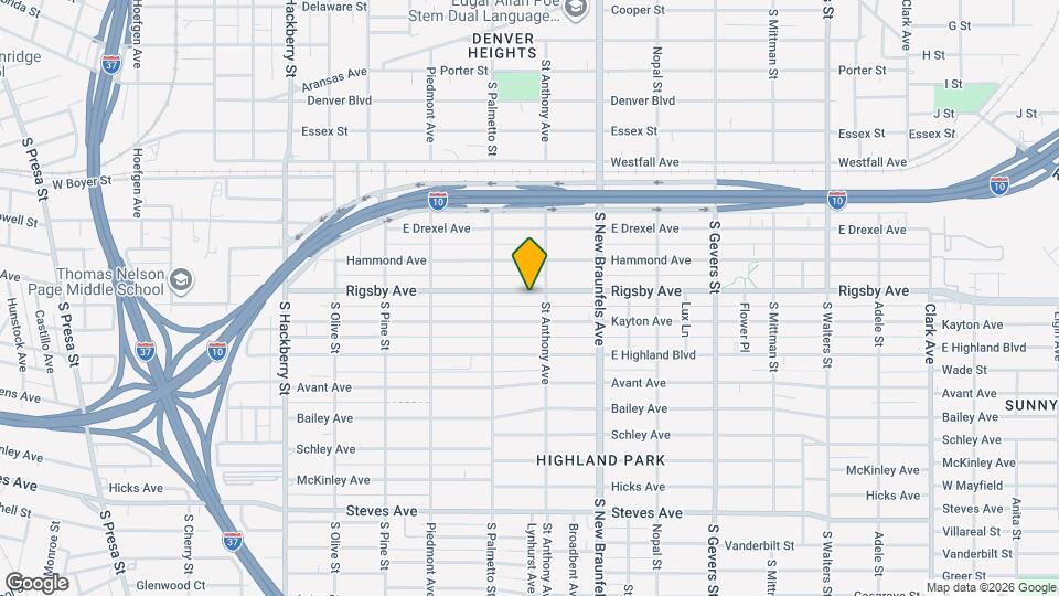 534 Rigsby Ave Map and Location Details
