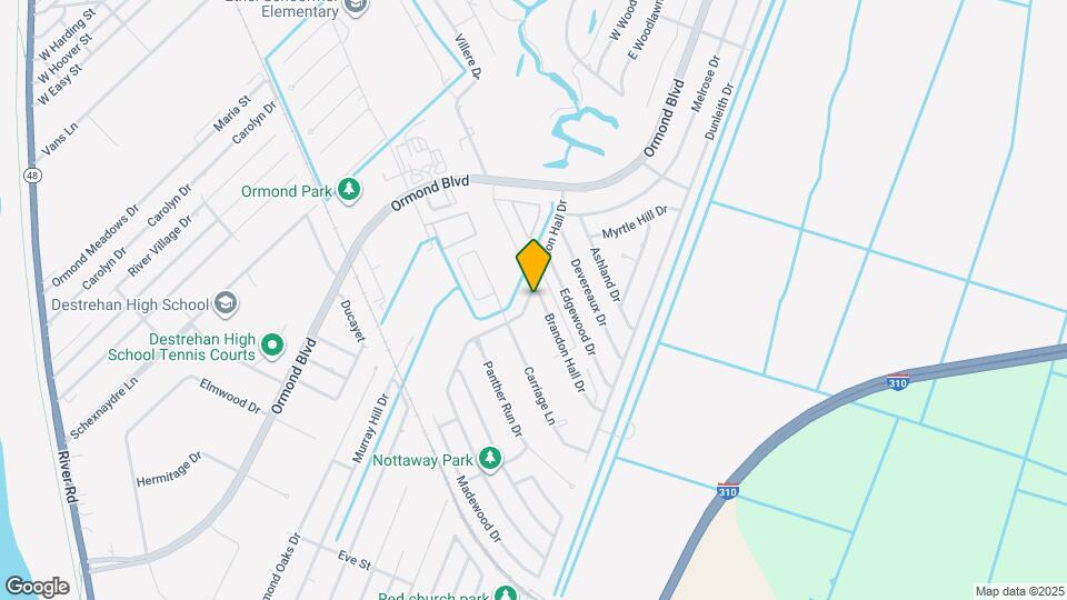 2 Brandon Hall Dr Map and Location Details